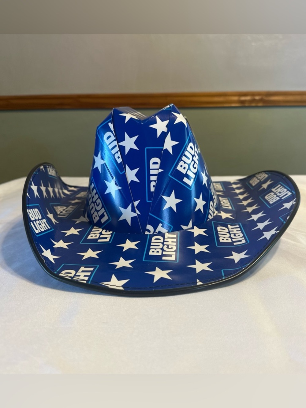 Bud Light Blue Star Cowboy Hat